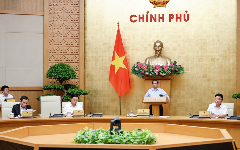 Thủ tướng chủ trì phiên họp Chính phủ chuyên đề pháp luật tháng 8/2024