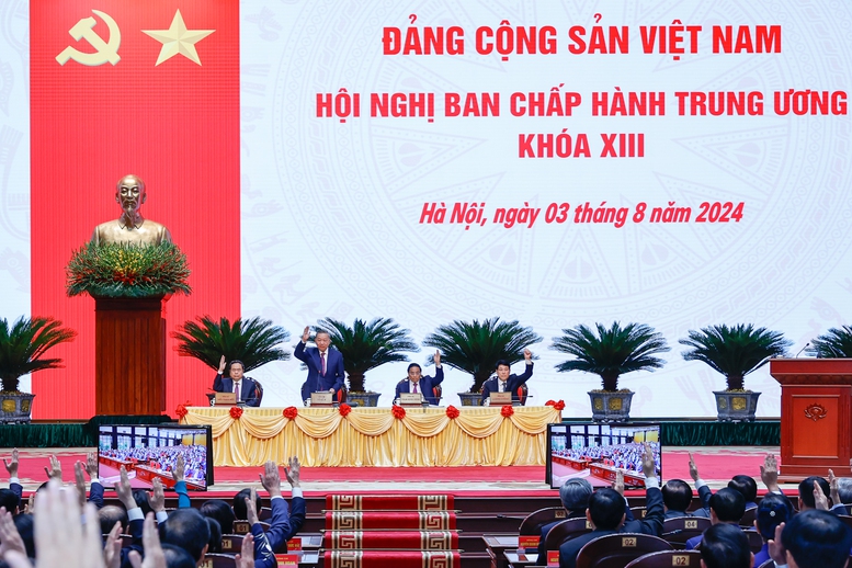 CHÙM ẢNH: Hội nghị Ban Chấp hành Trung ương khóa XIII- Ảnh 4.