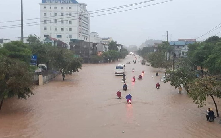 Thái Nguyên ứng phó mưa lớn