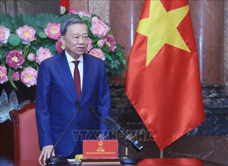 Tổng Bí thư, Chủ tịch nước Tô Lâm gặp mặt đoàn cựu chiến binh Sư đoàn 308- Ảnh 2.
