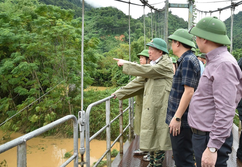 Phó Thủ tướng Hồ Đức Phớc kiểm tra, chỉ đạo công tác phòng, chống mưa lũ tại Bắc Kạn- Ảnh 4.