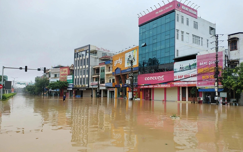 Ngày 10/9: Lũ tại Yên Bái tiếp tục lên, lũ trên sông Cầu, Thương có khả năng đạt đỉnh