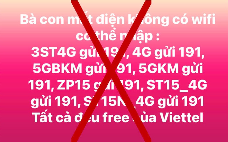 Thông tin giả mạo về các cú pháp khôi phục mạng khi mất wifi