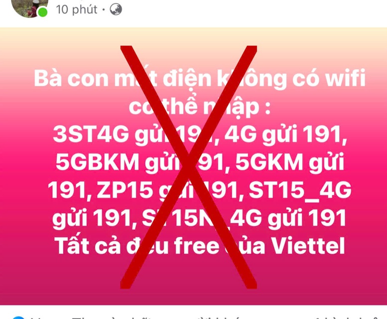 Thông tin giả mạo về các cú pháp khôi phục mạng khi mất wifi- Ảnh 1.