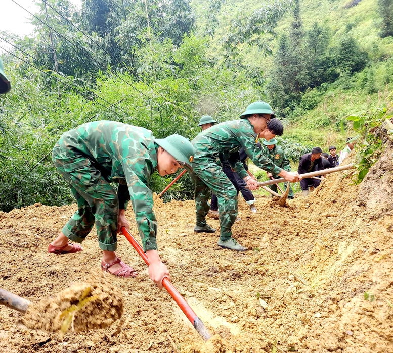 Hà Giang: Dồn lực khắc phục hậu quả do mưa lũ- Ảnh 3.