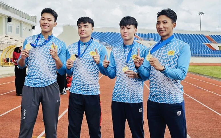 Đoàn thể thao CAND thiết lập kỷ lục tại Giải điền kinh tiếp sức vô địch quốc gia 2024