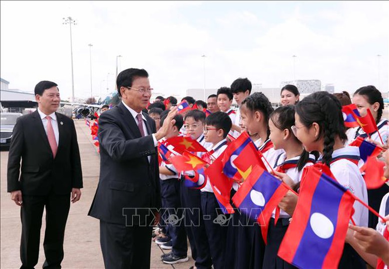 Tổng Bí thư, Chủ tịch nước Lào rời TPHCM, kết thúc tốt đẹp chuyến thăm cấp Nhà nước đến Việt Nam- Ảnh 2.