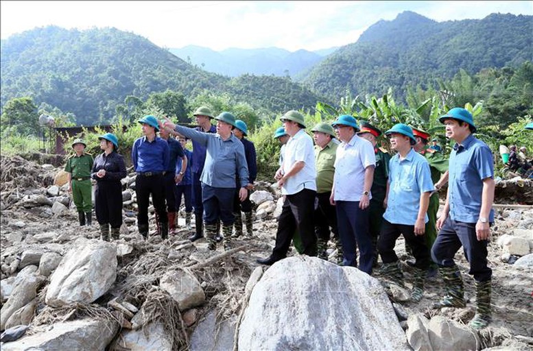 Đồng chí Nguyễn Trọng Nghĩa làm việc với tỉnh Sơn La về khắc phục hậu quả thiên tai- Ảnh 1.