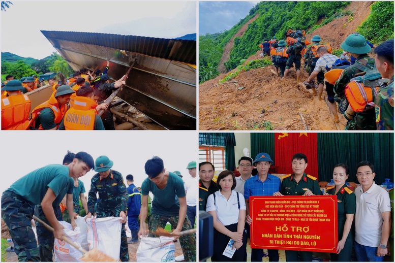 Tinh thần xung kích của thanh niên trong khắc phục hậu quả bão số 3- Ảnh 2.