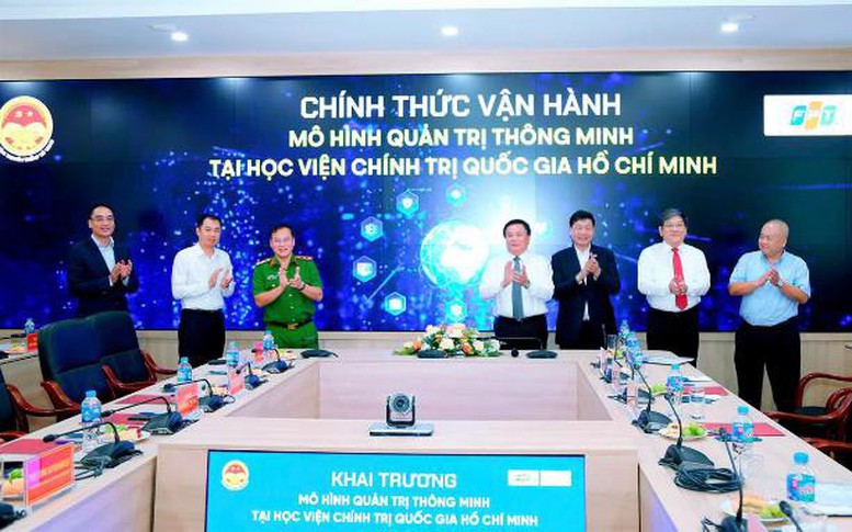 Khai trương 'Mô hình quản trị thông minh Học viện Chính trị quốc gia Hồ Chí Minh'