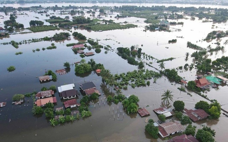 Lãnh đạo Việt Nam gửi điện thăm hỏi về tình hình ngập lụt ở Lào