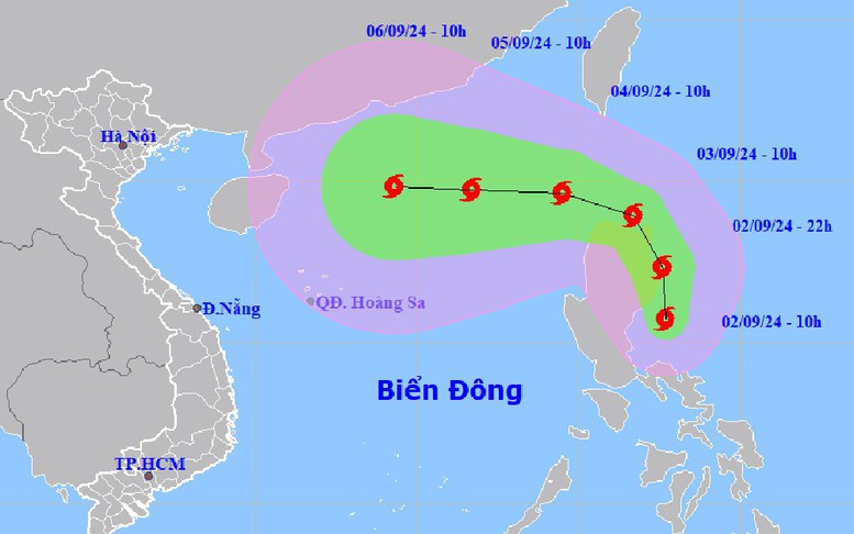 Các tỉnh từ Quảng Ninh đến Phú Yên chủ động ứng phó  bão gần Biển Đông