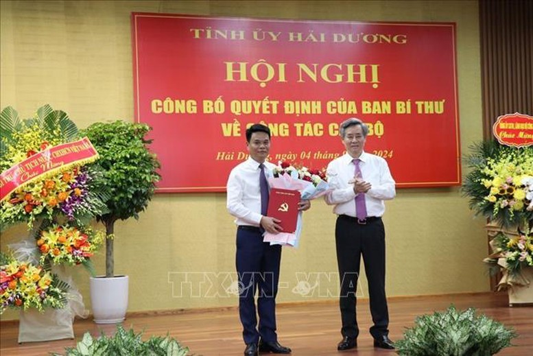 Thiếu tướng Lê Ngọc Châu giữ chức Phó Bí thư Tỉnh ủy, Chủ tịch UBND tỉnh Hải Dương- Ảnh 1.