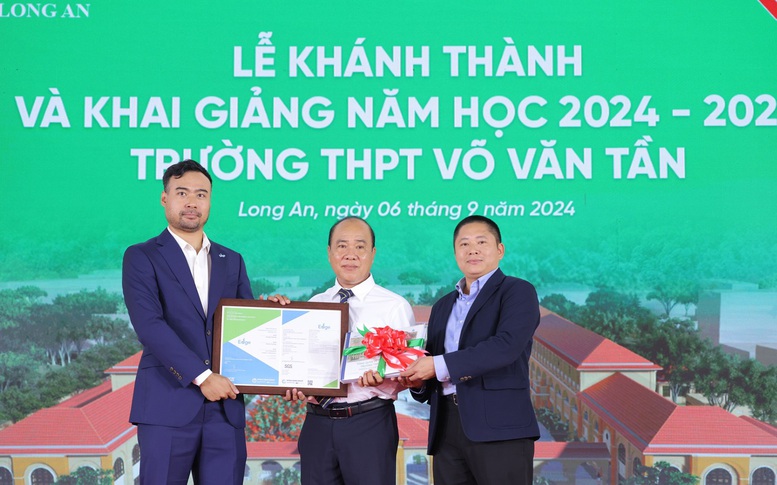 Khánh thành trường học quy mô 100 tỷ đồng do VPBank tài trợ tại Long An