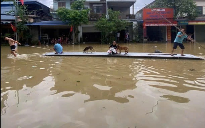 Thái Nguyên: Lũ sông Cầu lên cao chưa từng có
