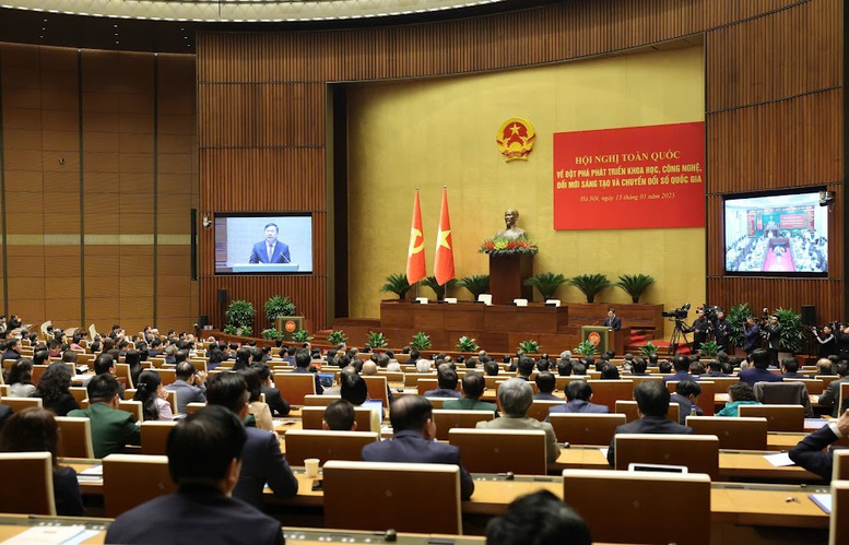 Hơn 978.500 đại biểu tham dự Hội nghị toàn quốc về đột phá phát triển khoa học, công nghệ, đổi mới sáng tạo- Ảnh 3. Hơn 978.500 đại biểu tham dự Hội nghị toàn quốc về đột phá phát triển khoa học, công nghệ, đổi mới sáng tạo- Ảnh 3.