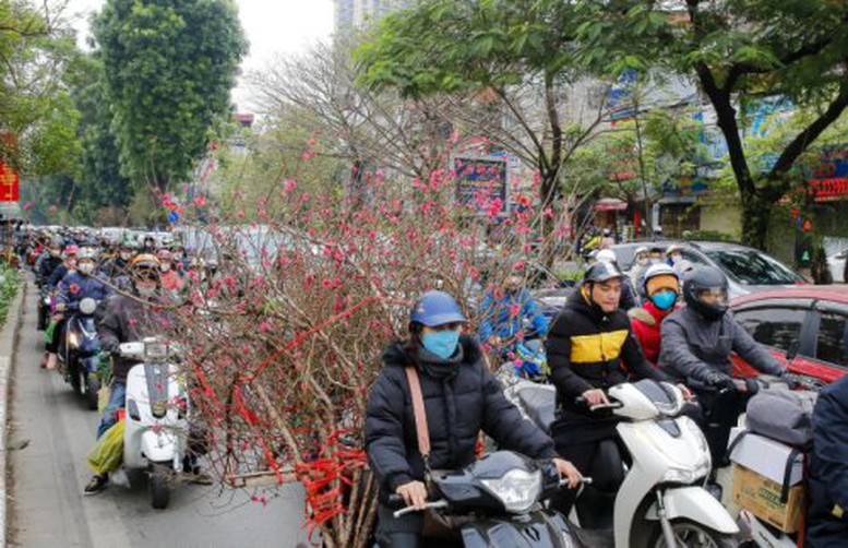 Tăng cường bảo đảm trật tự, an toàn giao thông dịp 
Tết Nguyên đán Ất Tỵ và Lễ hội xuân 2025- Ảnh 1.