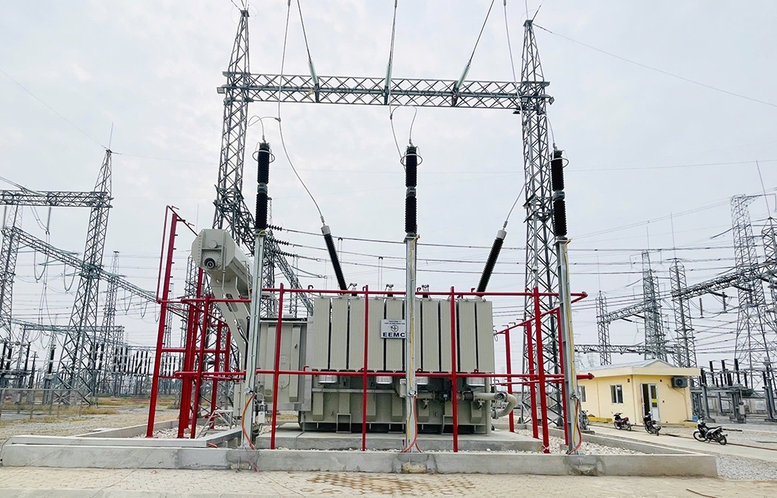 Đóng điện dự án trạm biến áp 220kV nối cấp trong trạm biến áp 500kV Phố Nối- Ảnh 1.