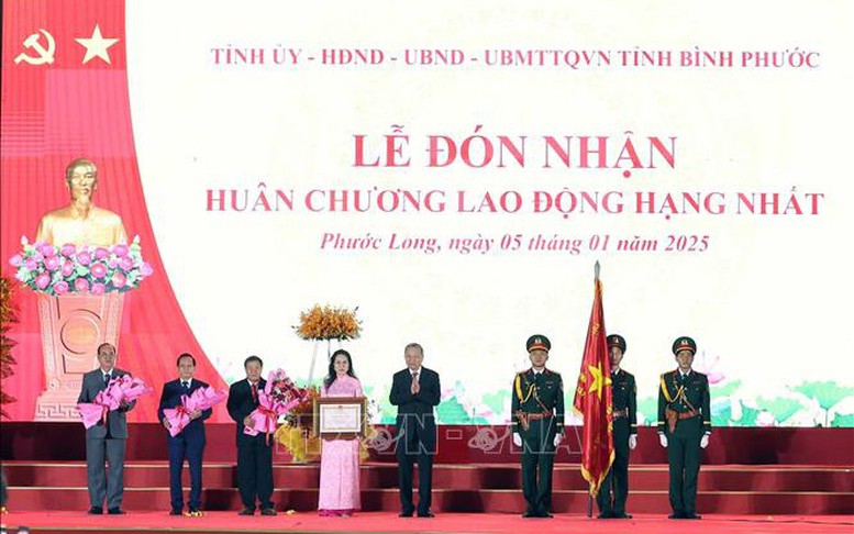 Tổng Bí thư Tô Lâm dự lễ kỷ niệm 50 năm Ngày Giải phóng Phước Long