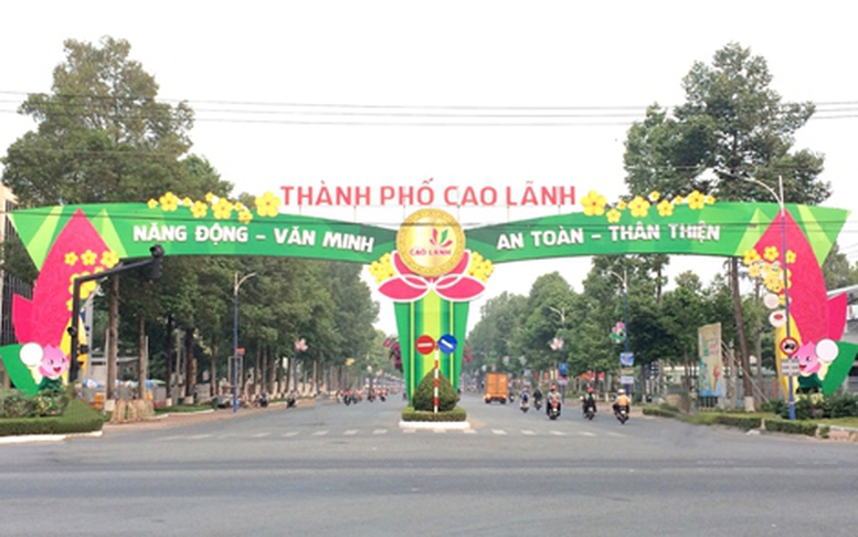 Công nhận TP Cao Lãnh là đô thị loại II có phạm vi nội thành mở rộng thêm 1 xã