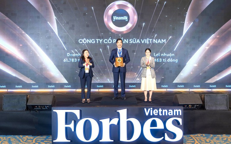 Vinamilk đứng đầu TOP 25 thương hiệu dẫn đầu 2025 của Forbes Việt Nam