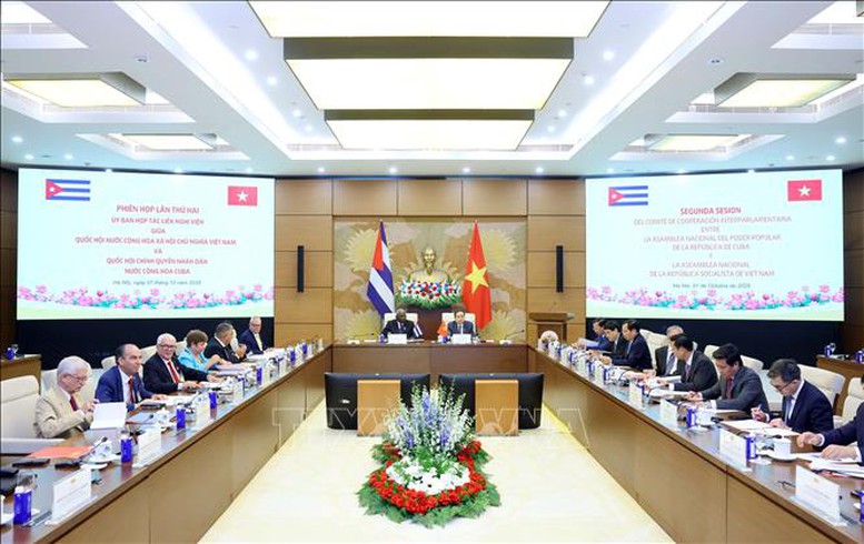 Phiên họp thứ hai Ủy ban hợp tác liên nghị viện Việt Nam - Cuba- Ảnh 4.