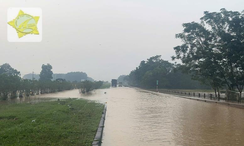 Hướng dẫn di chuyển tuyến Hà Nội - Thái Nguyên khi cao tốc đang ngập sâu- Ảnh 1.