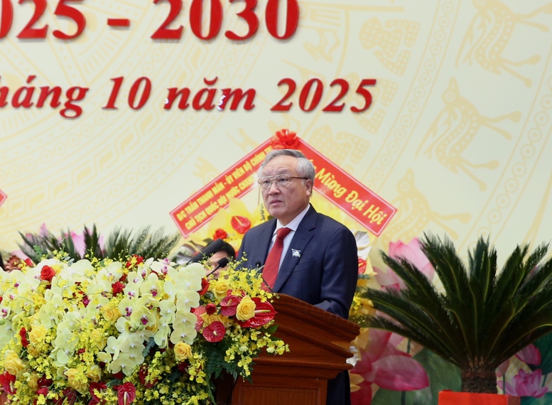Phát biểu của Phó Thủ tướng Thường trực Chính phủ Nguyễn Hòa Bình tại Đại hội đại biểu Đảng bộ tỉnh Lâm Đồng lần thứ I, nhiệm kỳ 2025-2030- Ảnh 1.