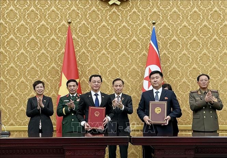 Lễ ký kết các văn kiện hợp tác song phương Việt Nam - Triều Tiên- Ảnh 3.