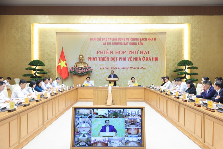 Thủ tướng chủ trì phiên họp về phát triển đột phá nhà ở xã hội- Ảnh 1. Thủ tướng chủ trì phiên họp về phát triển đột phá nhà ở xã hội- Ảnh 1.