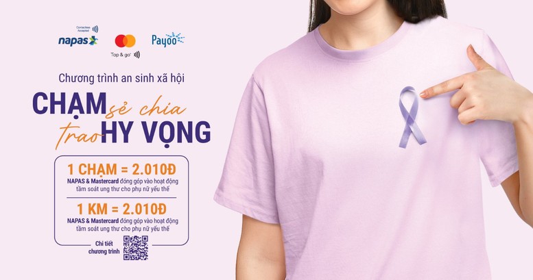 NAPAS, Mastercard và Payoo tặng gói tầm soát ung thư cho phụ nữ yếu thế- Ảnh 1.