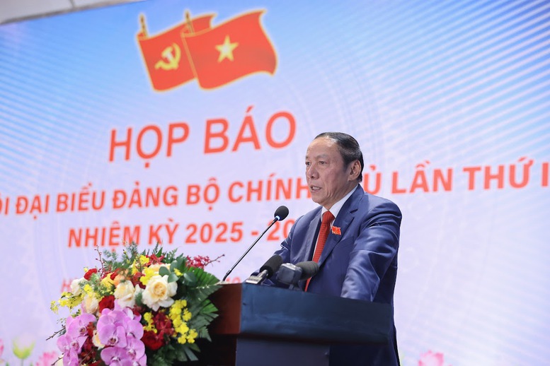 TỔNG THUẬT: Họp báo về kết quả Đại hội đại biểu Đảng bộ Chính phủ lần thứ I- Ảnh 7.