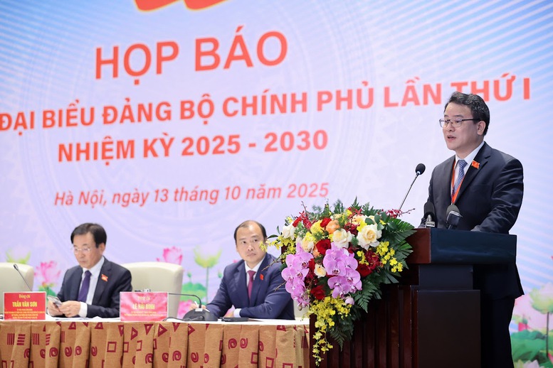 TỔNG THUẬT: Họp báo về kết quả Đại hội đại biểu Đảng bộ Chính phủ lần thứ I- Ảnh 5.