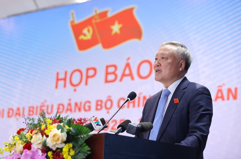 TỔNG THUẬT: Họp báo về kết quả Đại hội đại biểu Đảng bộ Chính phủ lần thứ I- Ảnh 10.
