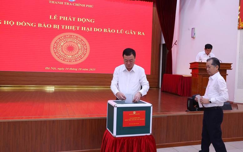 Thanh tra Chính phủ phát động quyên góp ủng hộ đồng bào bị thiệt hại nặng nề bởi thiên tai