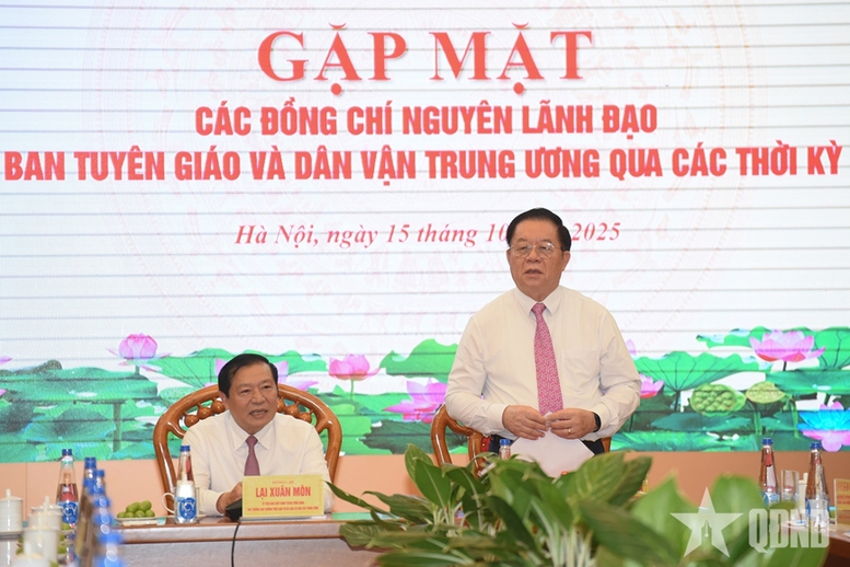 Gặp mặt các thế hệ lãnh đạo Ban Tuyên giáo và Dân vận Trung ương- Ảnh 2.