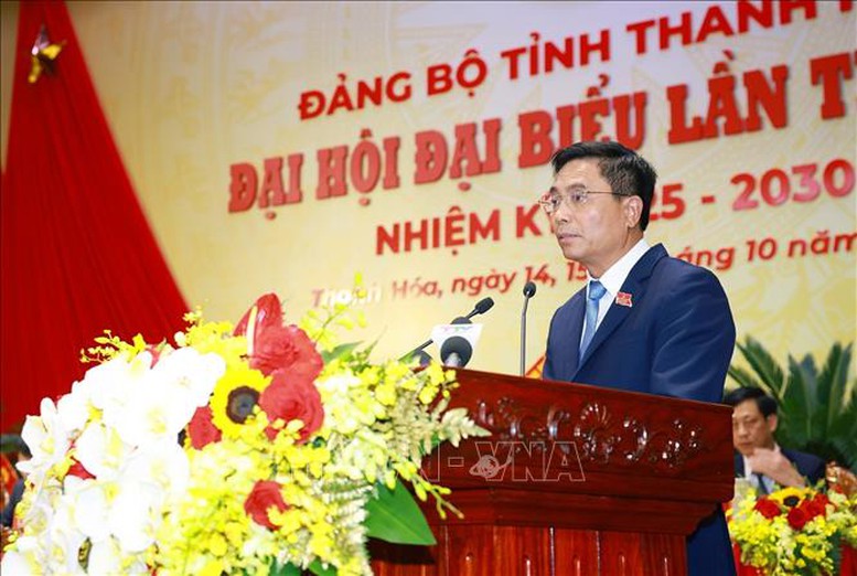 Đồng chí Nguyễn Doãn Anh tái đắc cử Bí thư Tỉnh ủy Thanh Hóa- Ảnh 1.