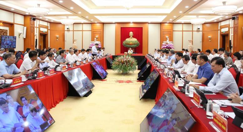 Tổng Bí thư Tô Lâm: Phải lấy việc tháo gỡ điểm nghẽn thể chế làm nhiệm vụ đột phá hàng đầu- Ảnh 3.