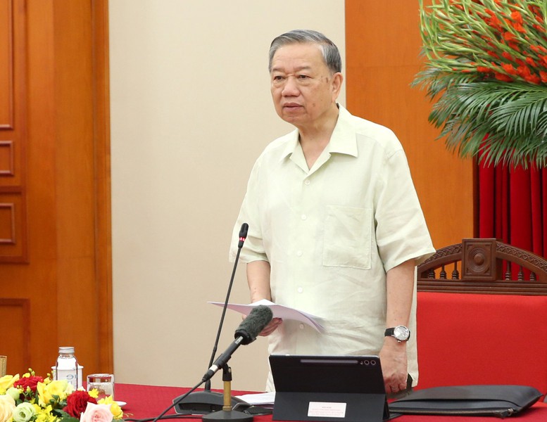 Tổng Bí thư Tô Lâm: Phải lấy việc tháo gỡ điểm nghẽn thể chế làm nhiệm vụ đột phá hàng đầu- Ảnh 2.