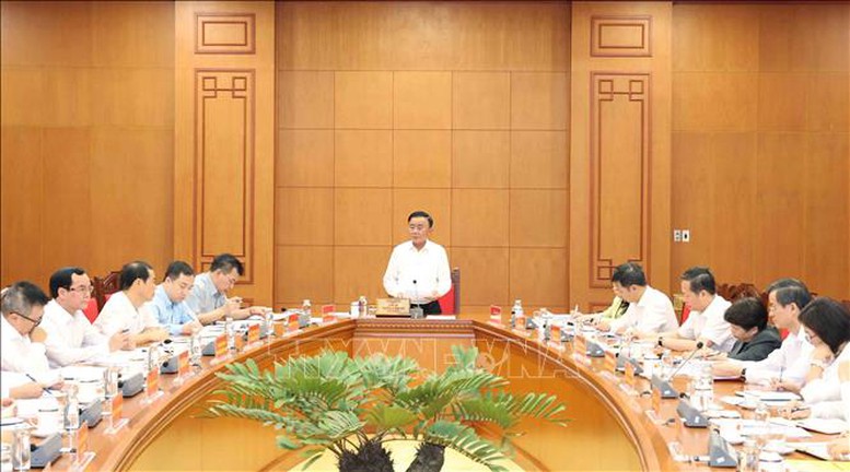 Thường trực Ban Bí thư Trần Cẩm Tú chủ trì giao ban công tác Quý III/2025- Ảnh 1.