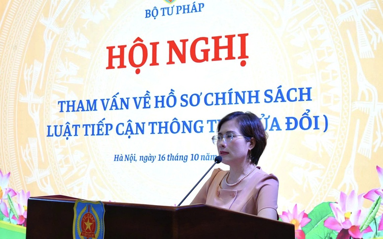 Tham vấn về hồ sơ chính sách Luật Tiếp cận thông tin (sửa đổi)