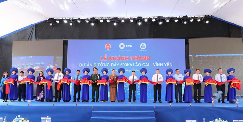 Khánh thành Dự án đường dây 500 kV Lào Cai - Vĩnh Yên: Công trình đặc biệt quan trọng, đảm bảo an ninh năng lượng quốc gia- Ảnh 1.