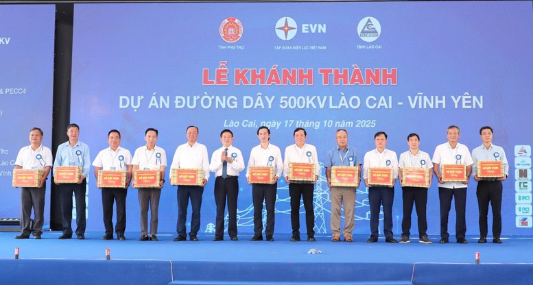 Khánh thành Dự án đường dây 500 kV Lào Cai - Vĩnh Yên: Công trình đặc biệt quan trọng, đảm bảo an ninh năng lượng quốc gia- Ảnh 4.