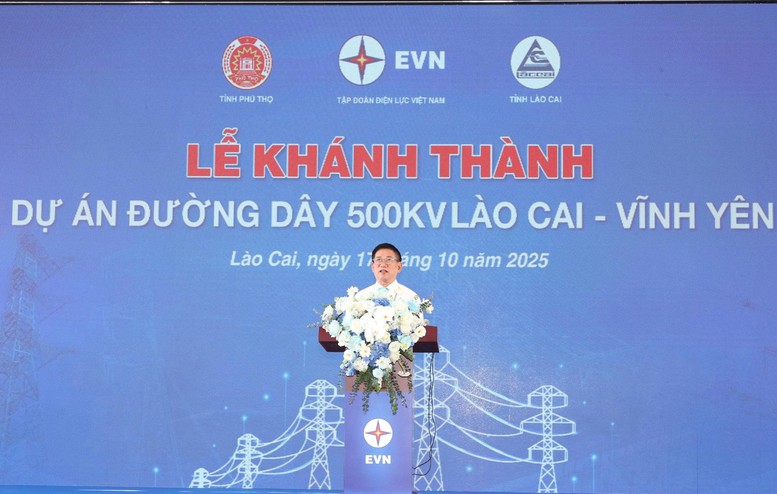 Khánh thành Dự án đường dây 500 kV Lào Cai - Vĩnh Yên: Công trình đặc biệt quan trọng, đảm bảo an ninh năng lượng quốc gia- Ảnh 3.
