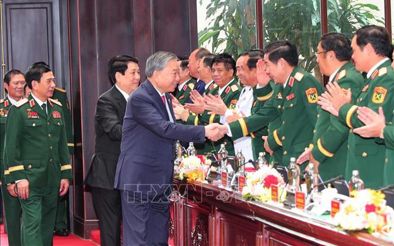 Tổng Bí thư và Chủ tịch nước dự phiên bế mạc Đại hội đại biểu Đảng bộ Quân đội lần thứ XII