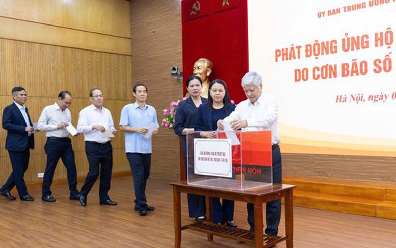 Ủy ban MTTQ Việt Nam phát động ủng hộ đồng bào bị thiệt hại do bão số 10
