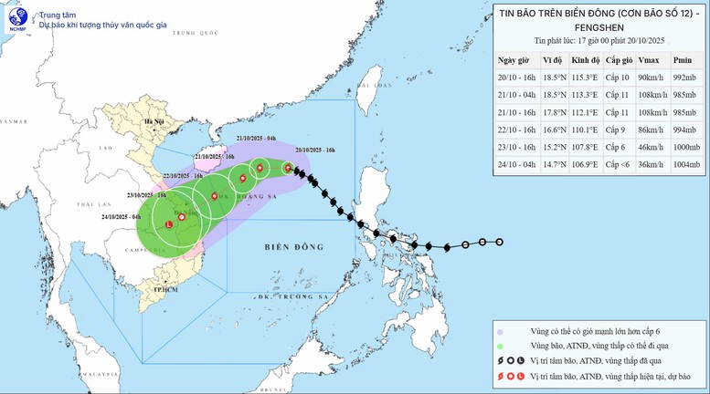 Hoàn lưu bão số 12 gây mưa diện rộng rất lớn từ Hà Tĩnh đến Quảng Ngãi- Ảnh 1.