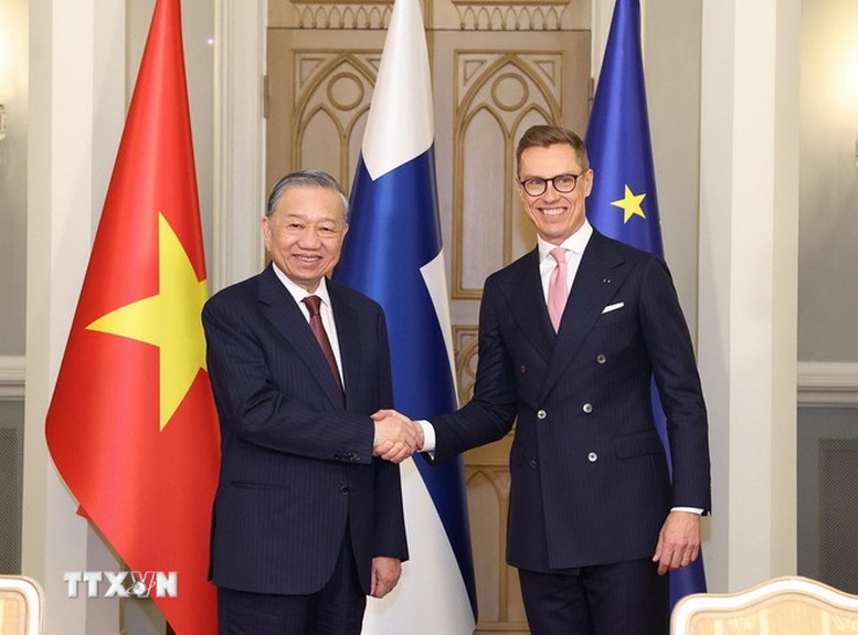 Tổng Bí thư Tô Lâm và Tổng thống Phần Lan chứng kiến Lễ ký kết các văn kiện hợp tác- Ảnh 4.