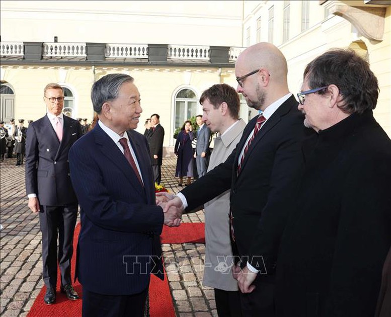 Lễ đón Tổng Bí thư Tô Lâm và Phu nhân thăm chính thức Cộng hòa Phần Lan- Ảnh 3.