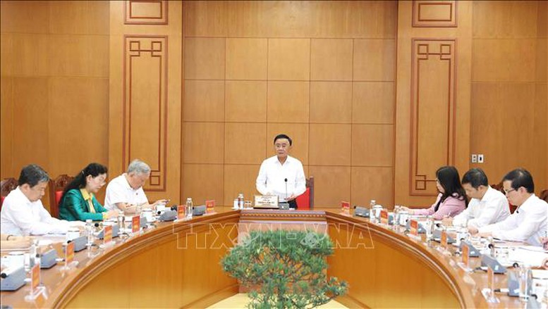 Họp Ban Chỉ đạo xây dựng Báo cáo kiểm điểm sự lãnh đạo, chỉ đạo của Ban Chấp hành Trung ương khóa XIII trình Đại hội XIV của Đảng